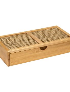 Badbox „Allegre“ mit Schublade, Bambus/Rattan