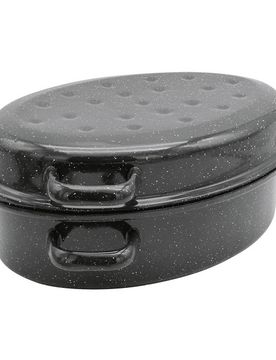 Gänsebräter oval 4,5 l Ø34 cm emailliert