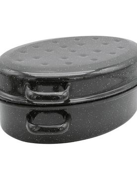 Gänsebräter oval 10,5 l Ø42 cm emailliert