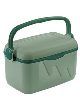 Kühlbox mit Deckel und Bügelgriff 10 L grün