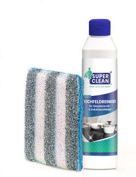 Kochfeldreiniger mit 2-in-1 Magic-Schwamm SuperClean