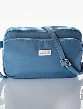 Handtasche "Raja" mit RFID-Schutz blau Amélie di Santi