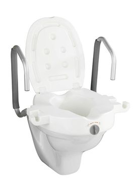WC-Sitz Erhöhung „Secura“ mit Stützgriffen