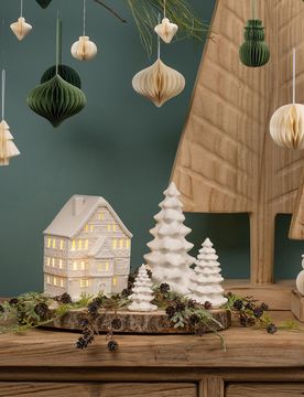 Windlicht Lichthaus Bad Wimpfen aus Porzellan