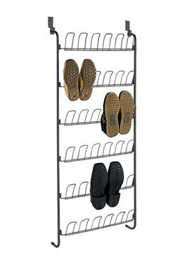 Türregal für Schuhe Schwarz WENKO