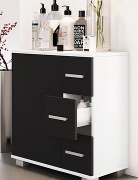 VCM Midischrank "Zalo XL" Schwarz