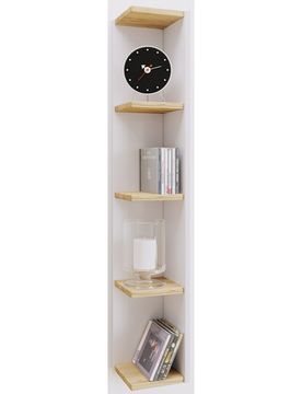 VCM Regal "Honsa-Stand" Weiß/Holz