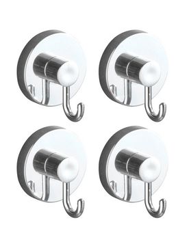 Vacuum-Loc® Haken, 4er Set, verchromt