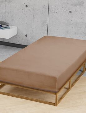 Feinjersey-Spannbetttuch macchiato, 1x 180x200 cm - 200x200 cm