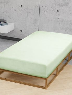 Feinjersey-Spannbetttuch mint, 1x 180x200 cm - 200x200 cm