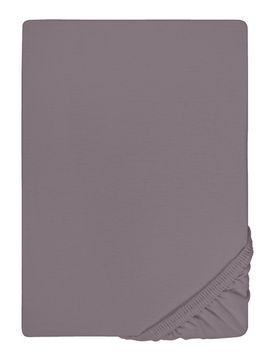 Jersey-Elastic-Topper-Spannbetttuch silber/grau, 1x 180x200 cm - 200x220 cm