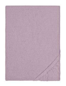 Spannbetttuch Melange brombeer, 140x200 cm - 160x200 cm