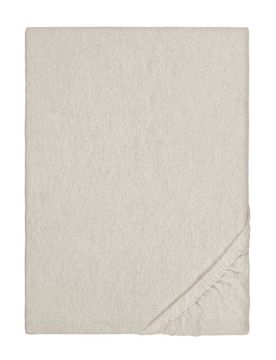 Spannbetttuch Melange kitt, 180x200 cm - 200x200 cm