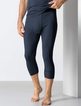 Thermo-Kniehose 2er-Pack, , Farbe Blau, 6(L), feiner Baumwollmix von innen angeraut Herren