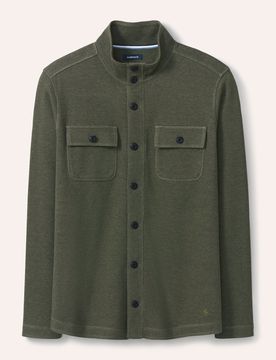 Sweatjacke, noch offen: Größenlauf, Farbe Grün, 50, weicher Baumwollmix elastischer Jersey Herren