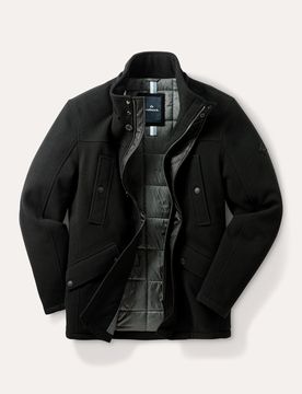 Thermofleece Jacke, normale Größen#untersetzte Größen, Farbe Schwarz, 50, wärmend sehr pflegeleicht Herren