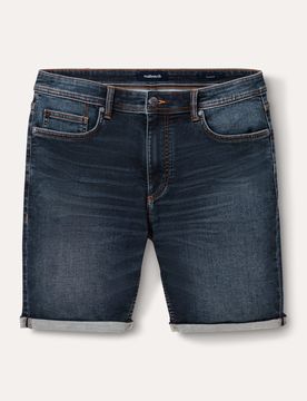 Jogger-Jeans Shorts, Modern Fit#normale Größen#untersetzte Größen, Farbe Blau, 27, superelastischer Denim in 18 (!) Größen erhältlich Herren