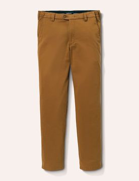 Extraglatt Dehnbund-Chino, Regular Fit#normale Größen#schlanke Größen#untersetzte Größen, Farbe Gelb, 54, bequemer Baumwoll-Stretch bügelfrei H