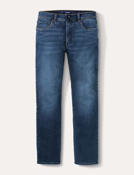 Husky-Jeans Five Pocket, Regular Fit#normale Größen#schlanke Größen#untersetzte Größen, Farbe Blau, 54, innen warm angeraut bequem und formstabi