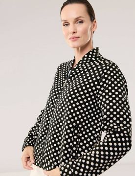 Baumwollstretch Blouson, nicht notwendig#normale Größen, Farbe Schwarz, 48, hautsympathische Baumwolle bequem dank Elasthan Damen