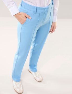 Premium Kofferhose, Regular Fit#normale Größen#Kurzgrößen#Langgrößen, Farbe Blau, 48, knitterfrei bügelfrei Damen