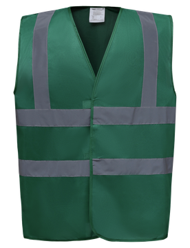Gilet de travail Retro vert Vert M