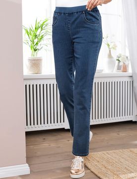 Bequembundjeans Powerstretch - Mid Blue Denim - female - Size: 42