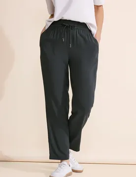 Viskose Loose Fit Hose female Grau