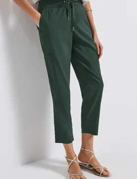 Loose Fit Hose mit Taschen female Grün