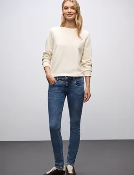Jeans im Slim Fit female Blau