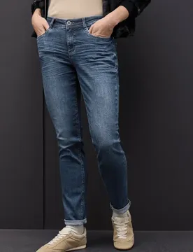 Street One Casual Fit Jeans Blau