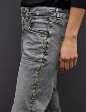 Street One Straight Leg Jeans Grau