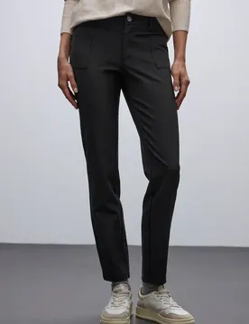 Casual Fit Hose female Schwarz