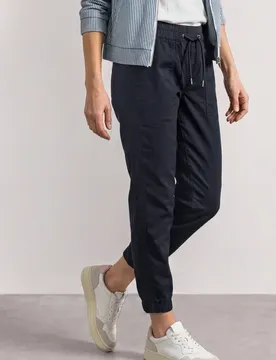 Slim Leg Hose in Papertouch-Qualität female Blau
