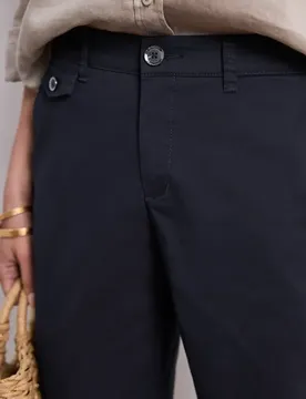 Chino im Casual Fit in softer Qualität female Blau