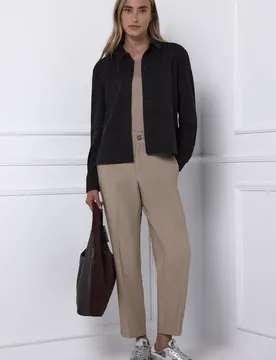 Street One Melange Chino Braun