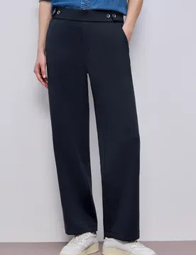 Straight Leg Hose female Blau