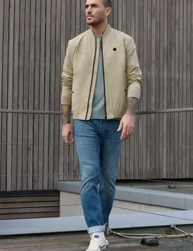 Street One Blouson mit Zipper und Taschen male Beige