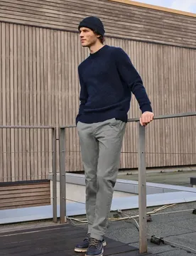 Street One Klassische Chino male Grau