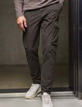 Street One Cargo-Hose im Relaxed Fit male Braun