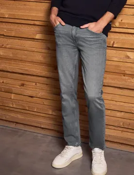 Street One Slim Fit Jeans male Grau