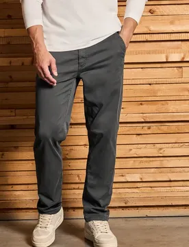 Street One Klassische Chino male Grau