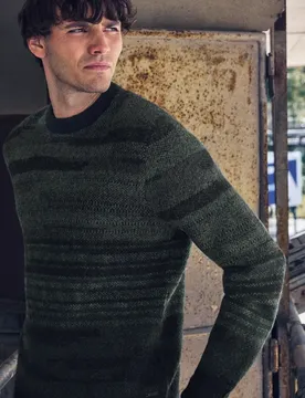 Street One Softer Jacquard Pullover male Schwarz