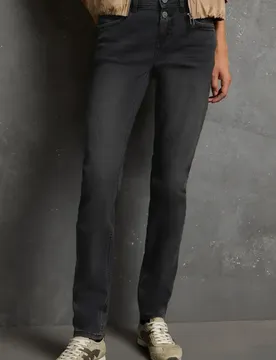 Street One Casual Slim Fit Jeans female Schwarz