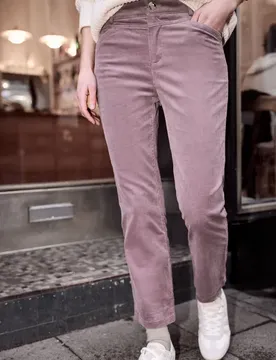 Street One Flared Leg Hose female Rosa