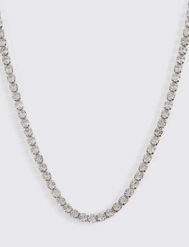 Herren Eisige Gliederkette Silver