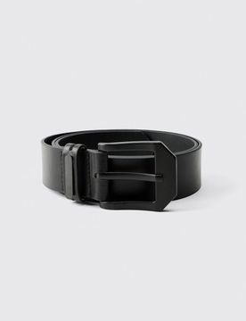 Herren Schwarzer Gürtel Black Größe Large