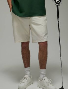 Herren Aktive Locker Geschnittene 8,5-Zoll Golf-Shorts Stone Größe XS
