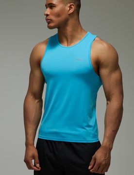 Herren Herren Aktiv Lauf Tanktop Bright Blue Größe XL