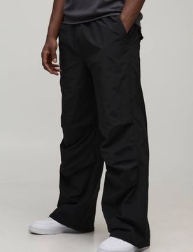 Herren Parachute Fit Wendbare Ripstop Utility Hose Black Größe Large